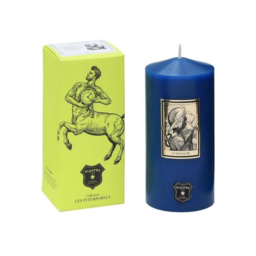 Decorative objects - The Messenger Pillar Candle - Limited edition - 520 g. Mass tinted wax - YLUSTRE