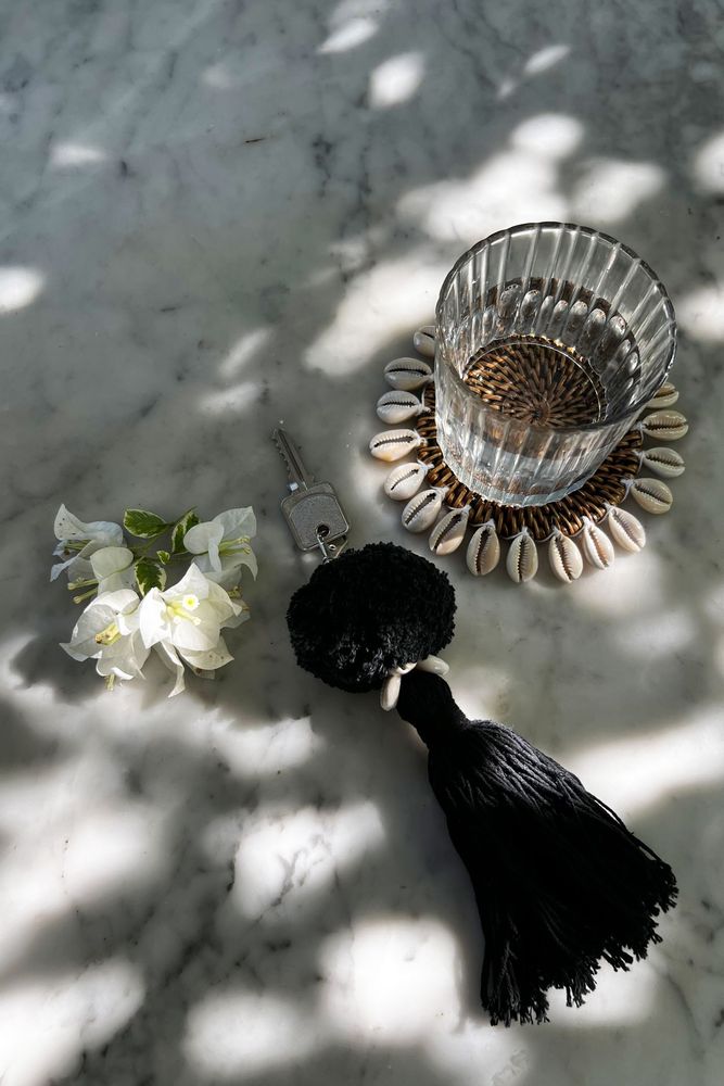 Objets de décoration - Le Porte-clés Pompom - Noir - BAZAR BIZAR LIVING