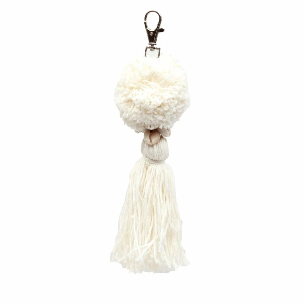 Objets de décoration - Le Porte-clés Pompom - Blanc - BAZAR BIZAR LIVING
