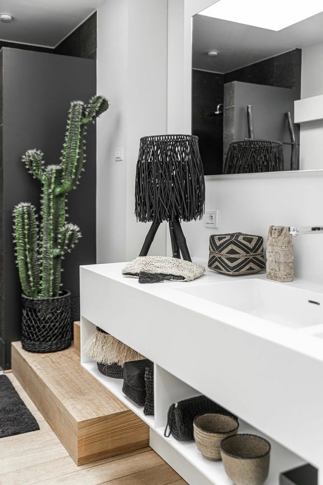 Pochettes - La Pochette Raffia - Noir Naturel - L - BAZAR BIZAR LIVING