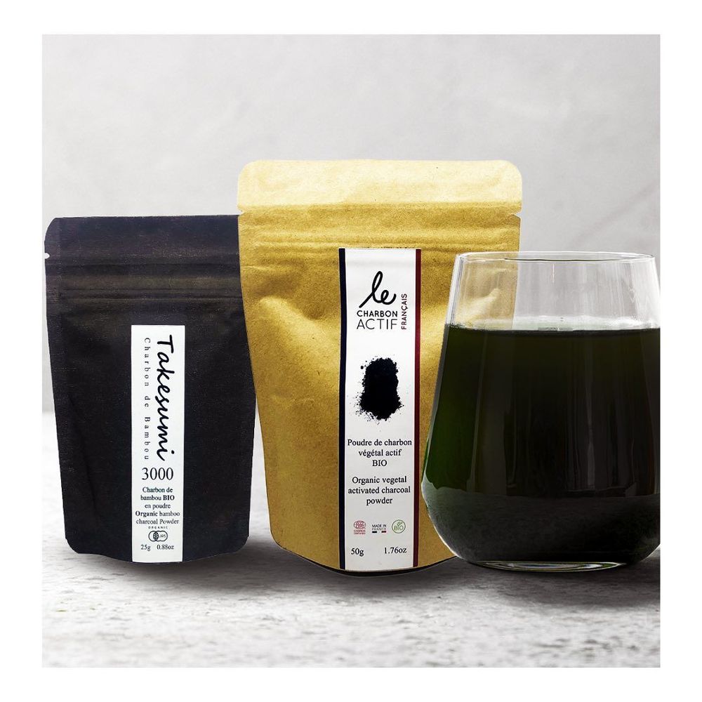 Beauty products - Organic bamboo activated charcoal powder - LE CHARBON ACTIF FRANCAIS