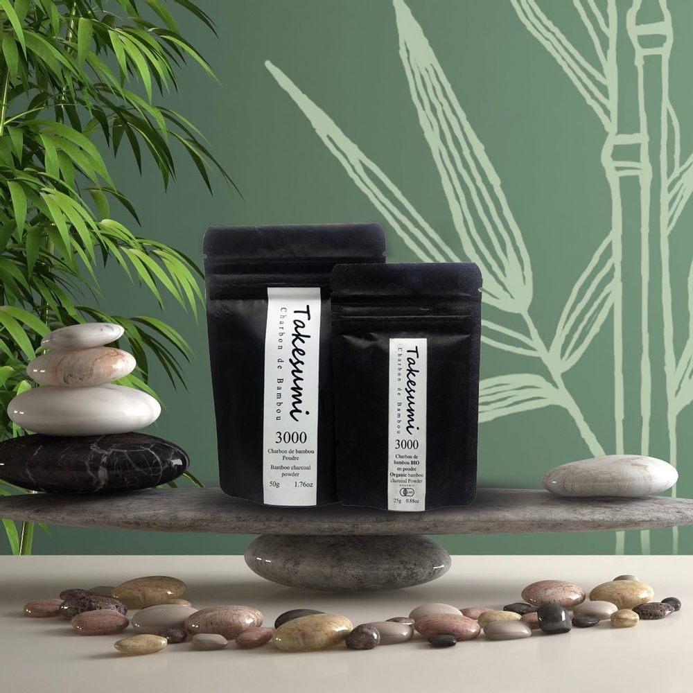 Beauty products - Organic bamboo activated charcoal powder - LE CHARBON ACTIF FRANCAIS