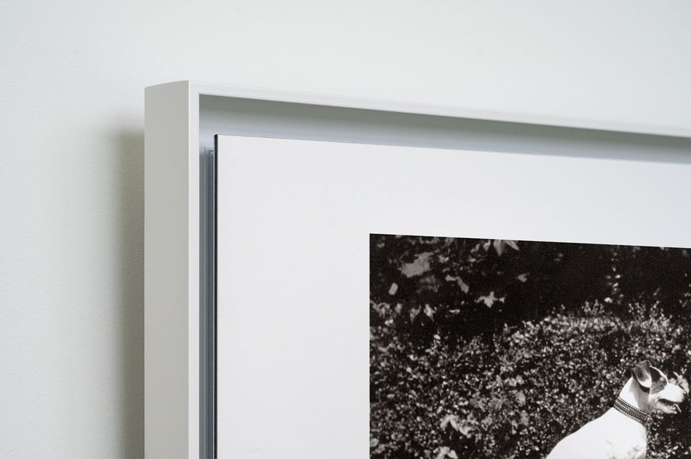 Frames - FRAME CHILDHOOD 29 WHITE ALUMINUM SHADOW BOX - KELEPOQ