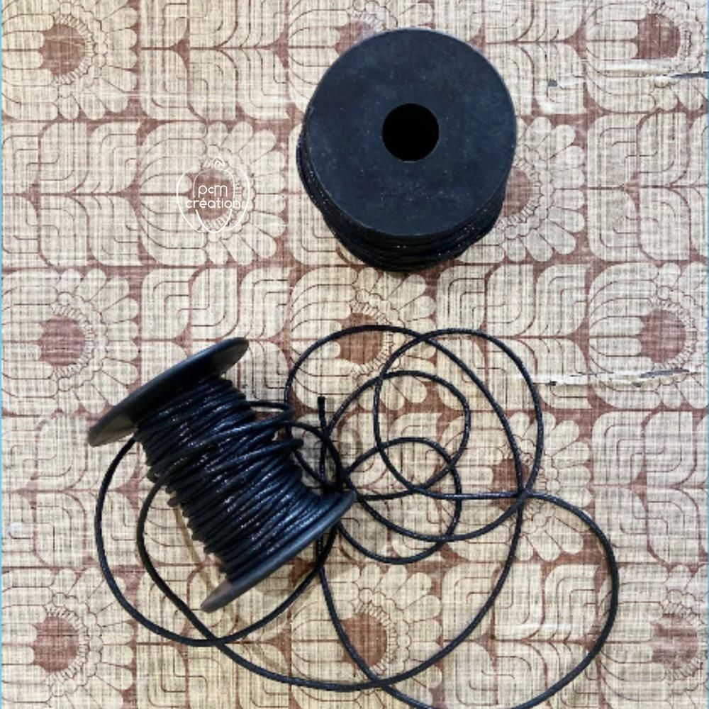 Objets de décoration - Lampe Veracruz // lacet noir - Collection STRAIGHT - PCM CREATION