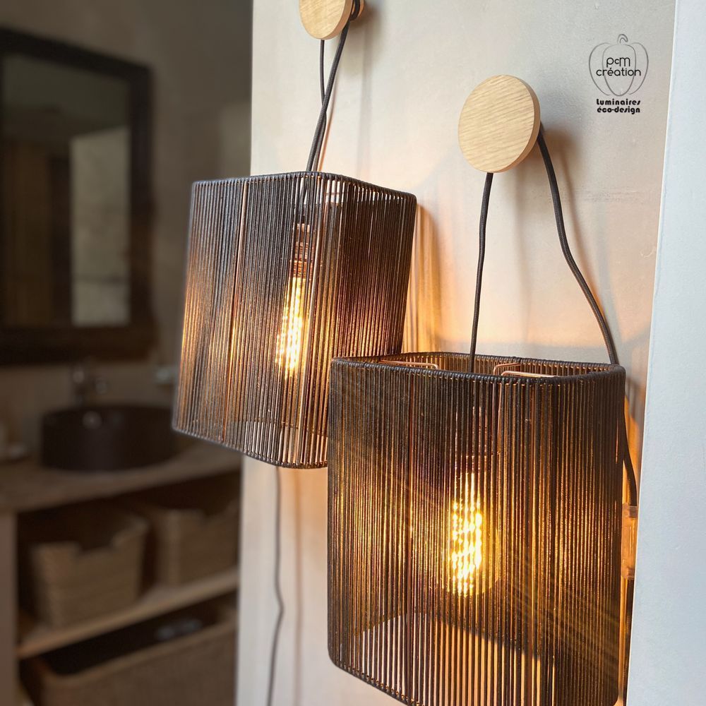 Objets de décoration - Suspension rectangle collection STRAIGHT - PCM CREATION