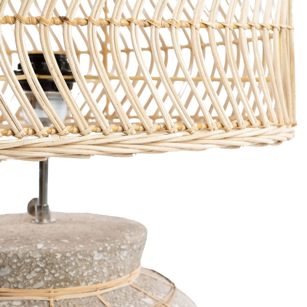 Table lamps - The Kythira Table Lamp - Natural Concrete - BAZAR BIZAR LIVING