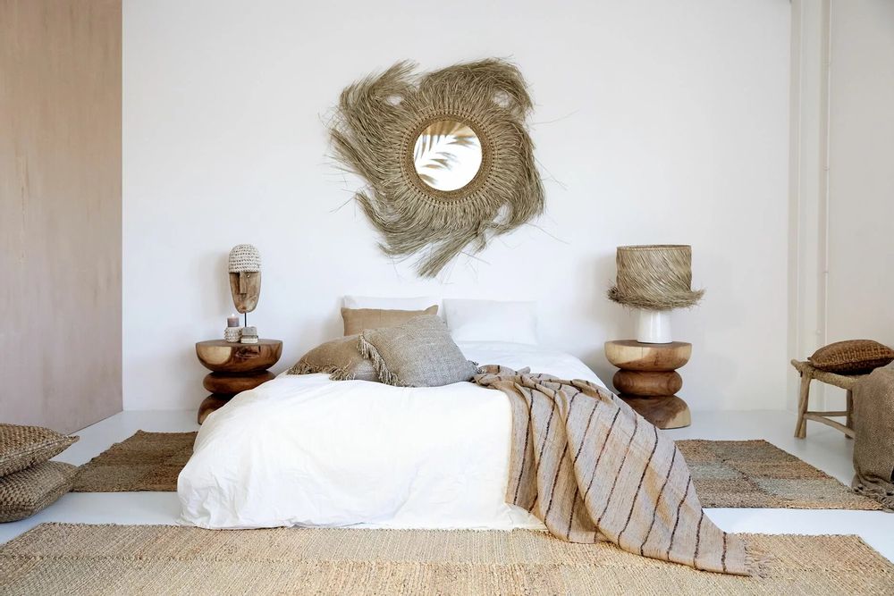 Lampes de bureau - La Lampe De Table Pandan - Blanc Naturel - BAZAR BIZAR LIVING