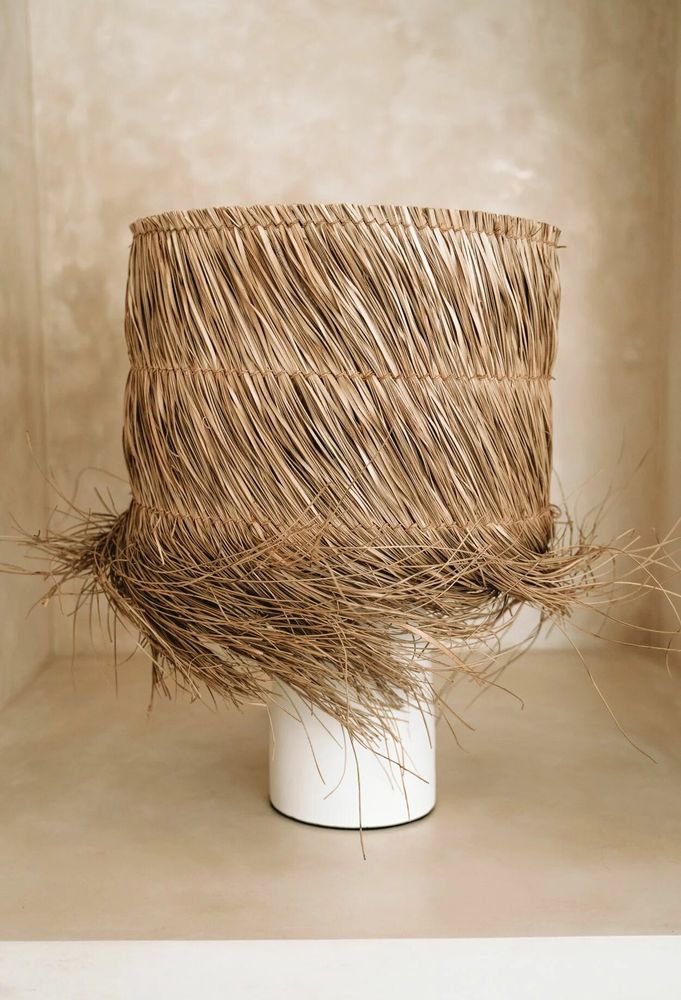Lampes de bureau - La Lampe De Table Pandan - Blanc Naturel - BAZAR BIZAR LIVING