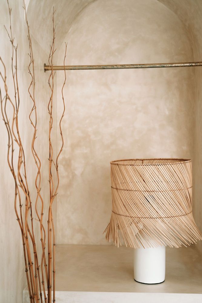 Table lamps - The Rattan Table Lamp - White Natural - BAZAR BIZAR LIVING