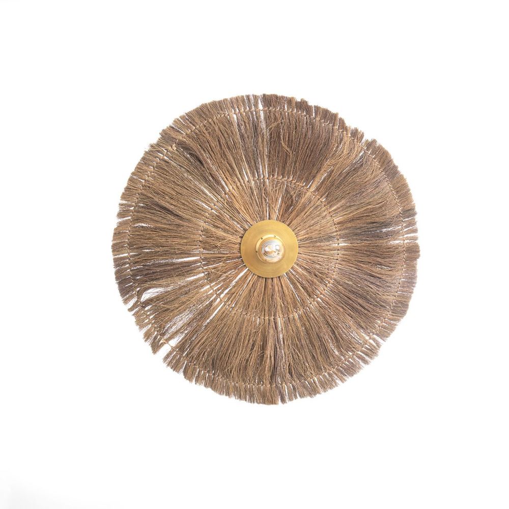 Wall lamps - The Chi-Chi Wall Lamp - Natural Brass - M - BAZAR BIZAR LIVING