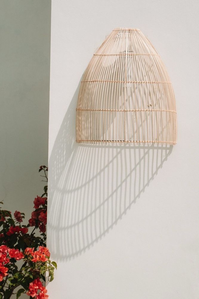 Wall lamps - The Lalo Wall Applique - Natural - L - BAZAR BIZAR LIVING