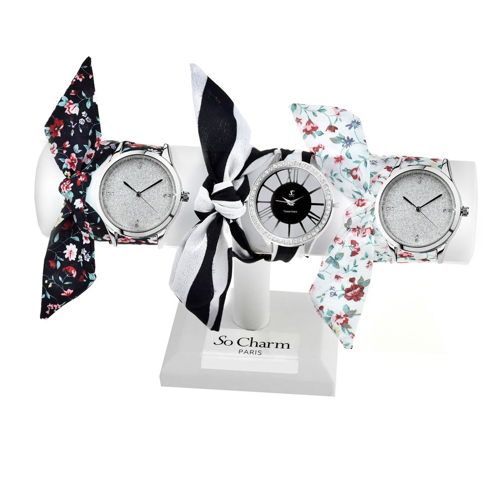 Montres et horlogerie - Assortiment de 5 montres foulard par So Charm - SO CHARM