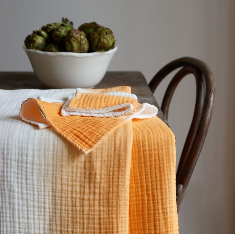 Linge de table textile - NAPPE  TIE DYE ORGANIQUE  COTON - NADIA DAFRI PARIS