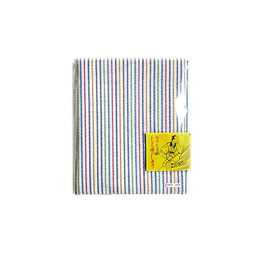 Fabrics - Furoshiki square white striped/NAGAO ORIFU - ABINGPLUS