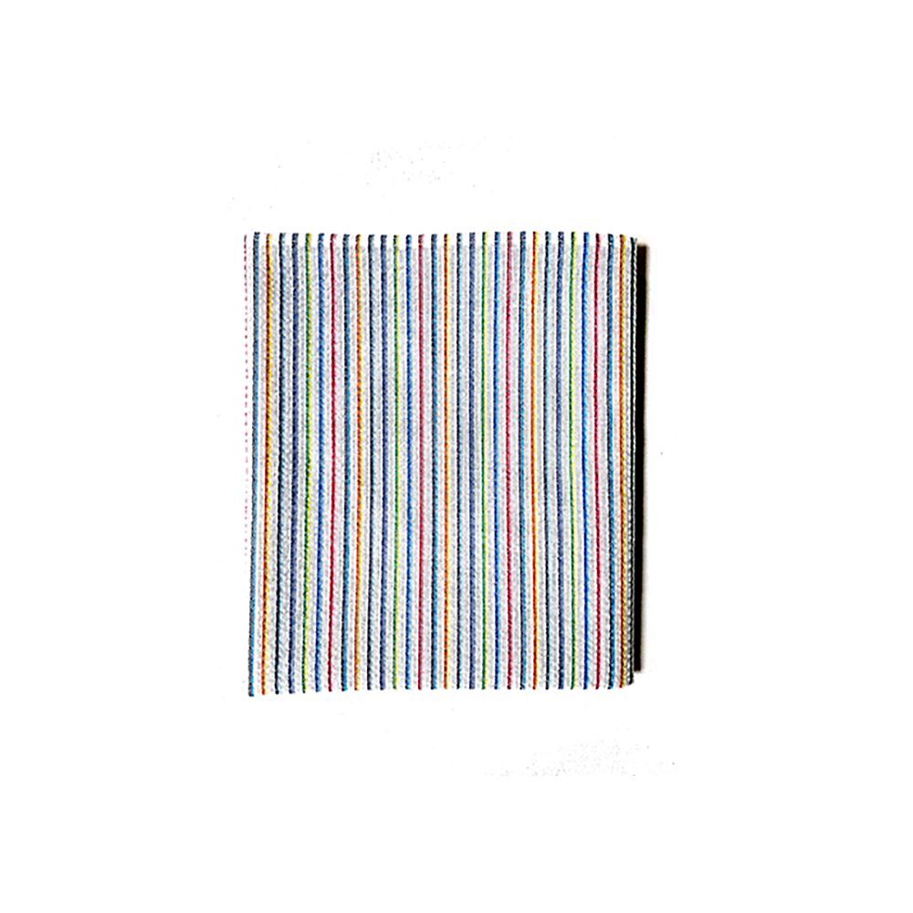 Fabrics - Furoshiki square white striped/NAGAO ORIFU - ABINGPLUS