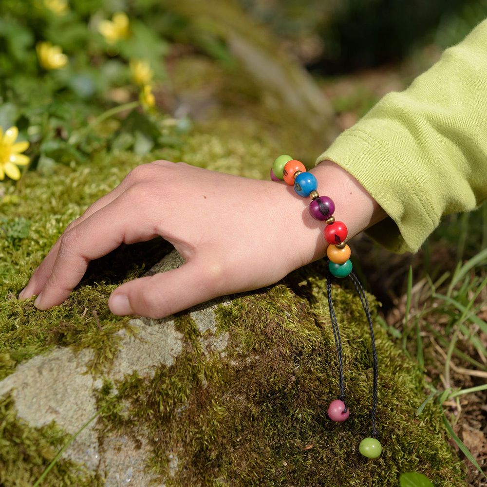 Bijoux - Bracelet en graines multicolores ACAI - HUAIRURO
