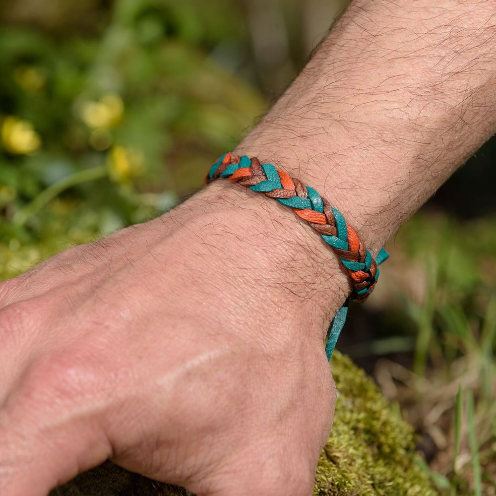 Jewelry - IAGO leather braided bracelet - HUAIRURO