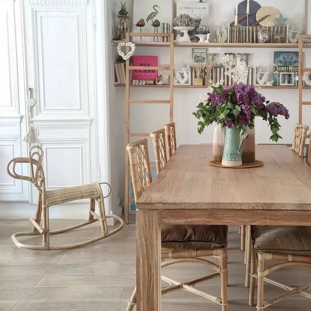 Toys - Vintage rattan rocking horse - JIMY - HYDILE