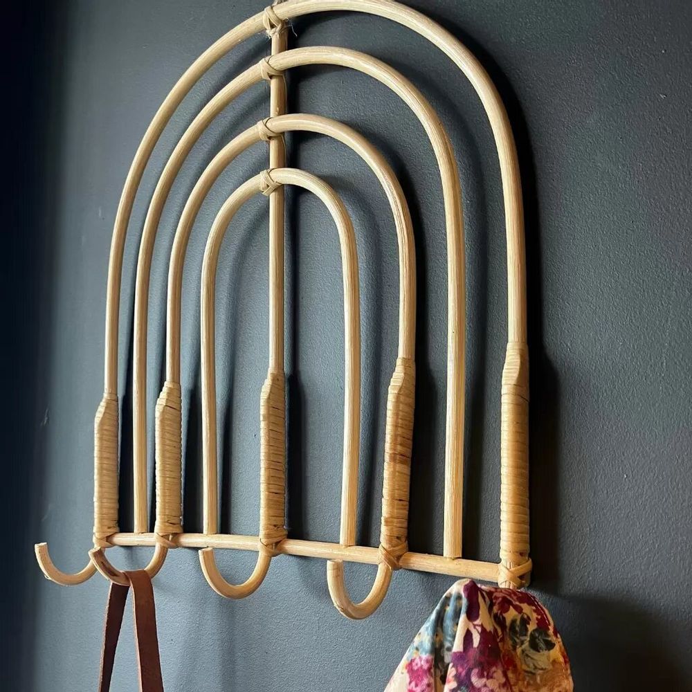 Children's bedrooms - Rattan wall shelf - RAINBOW - HYDILE