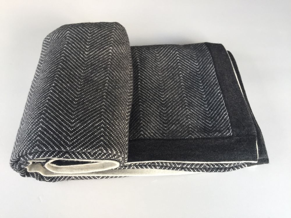 Plaids - Plaids en laine cachemire, couverture en laine et cachemire, wool and cashmere blanket. - COCOON PARIS
