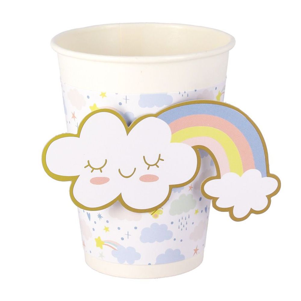 Anniversaires - 6 Gobelets Licorne - Recyclable - ANNIKIDS