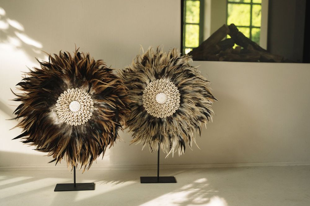 Decorative objects - The Coastal Juju on Stand - Grey Brown - S - BAZAR BIZAR LIVING