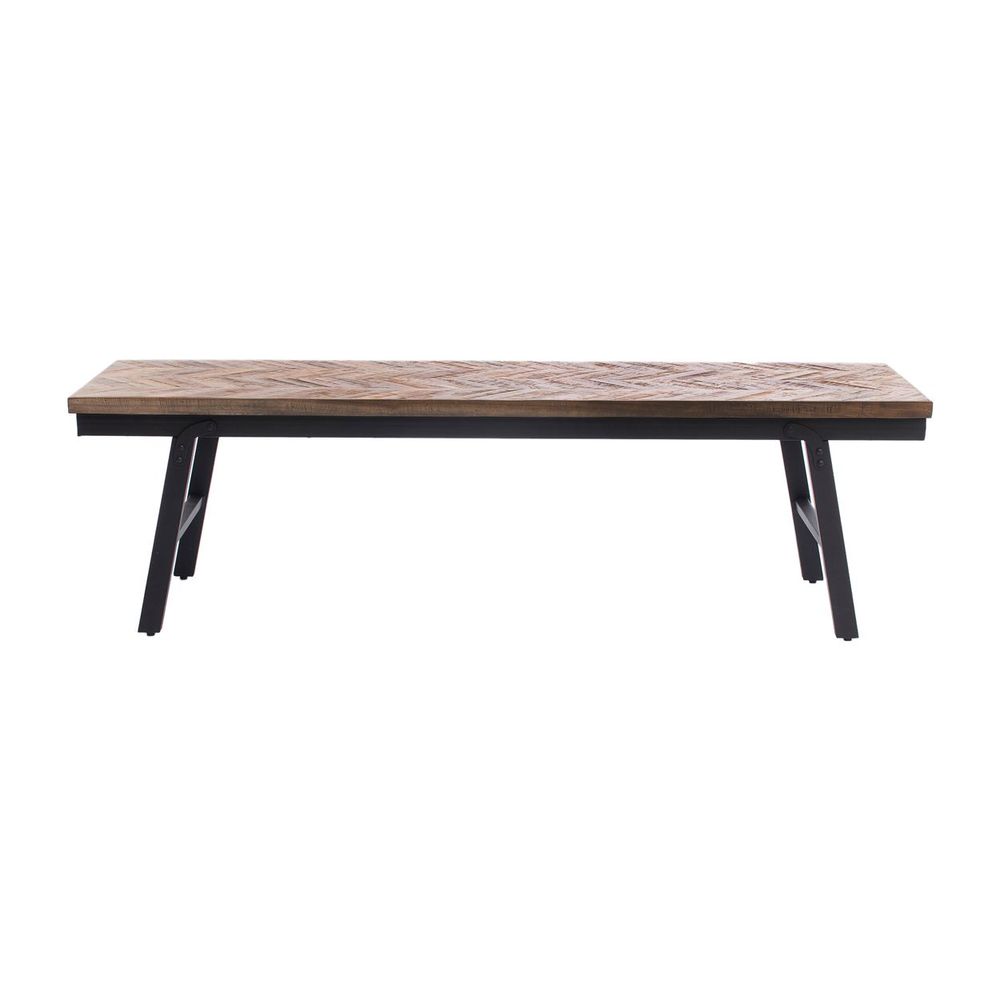 Bancs - Le Banc Chevrons - Naturel - 150 - BAZAR BIZAR LIVING
