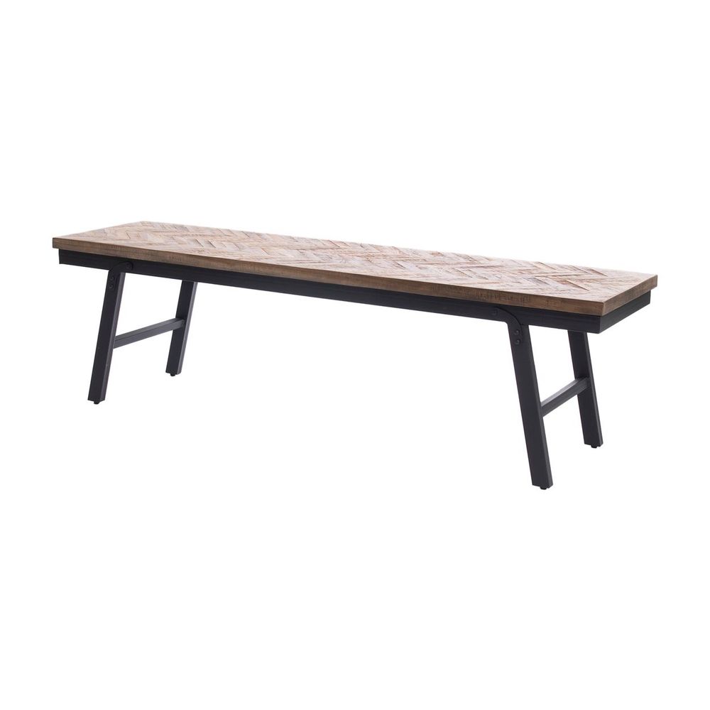 Bancs - Le Banc Chevrons - Naturel - 150 - BAZAR BIZAR LIVING
