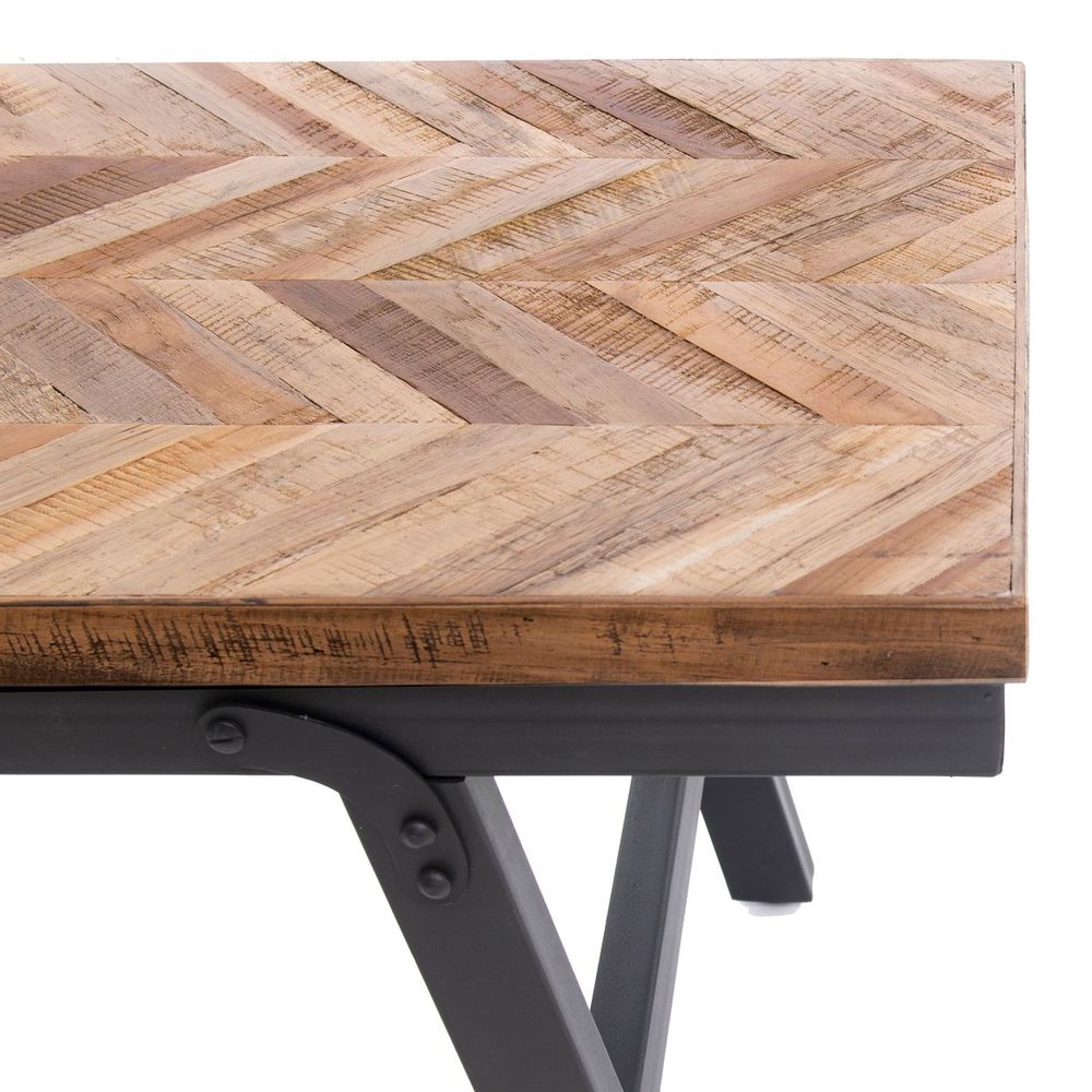 Bancs - Le Banc Chevrons - Naturel - 150 - BAZAR BIZAR LIVING