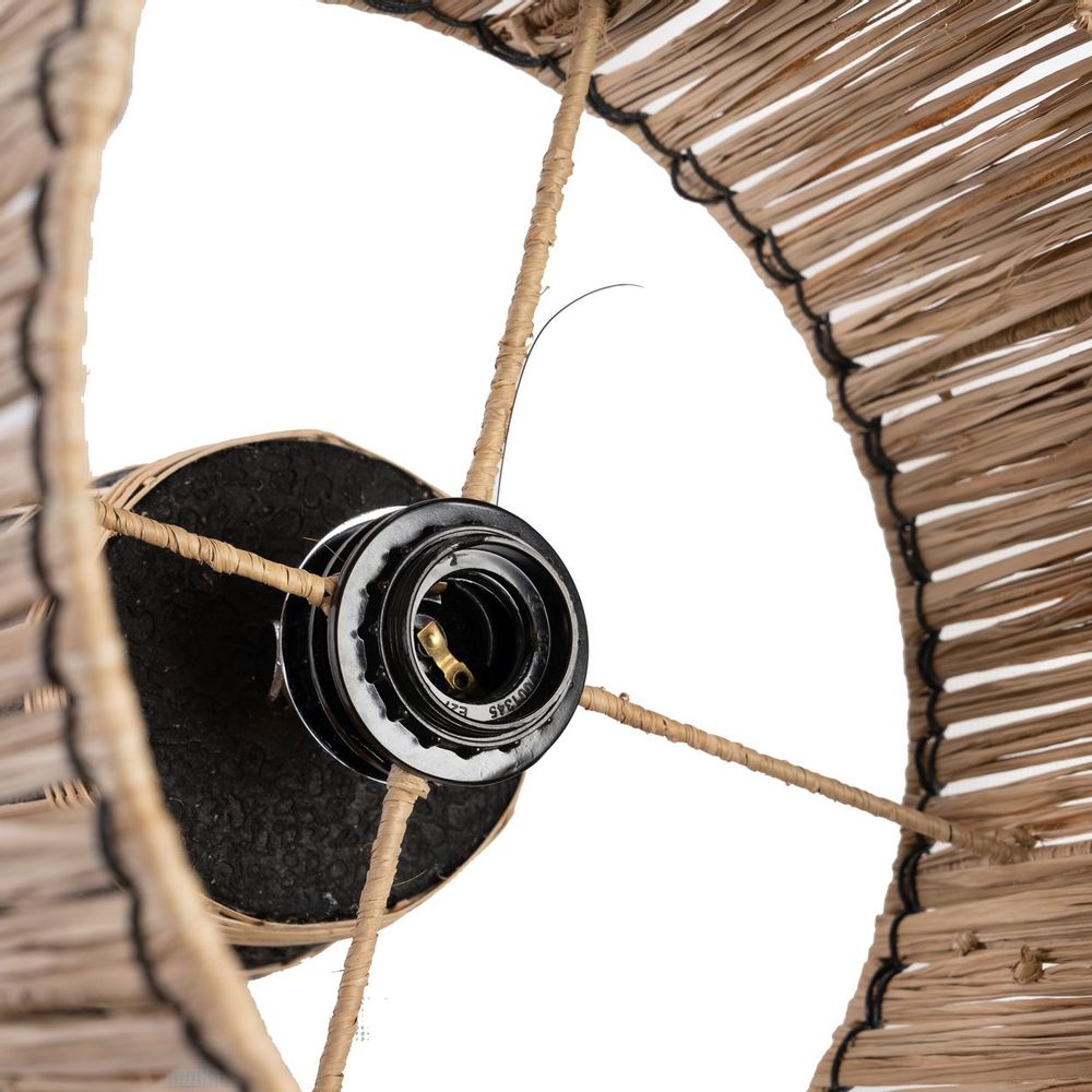Desk lamps - The Skiathos Table Lamp - Natural Black - BAZAR BIZAR LIVING
