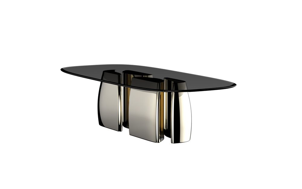 Benches for hospitalities & contracts - Obisidan Table - ELIE SAAB MAISON