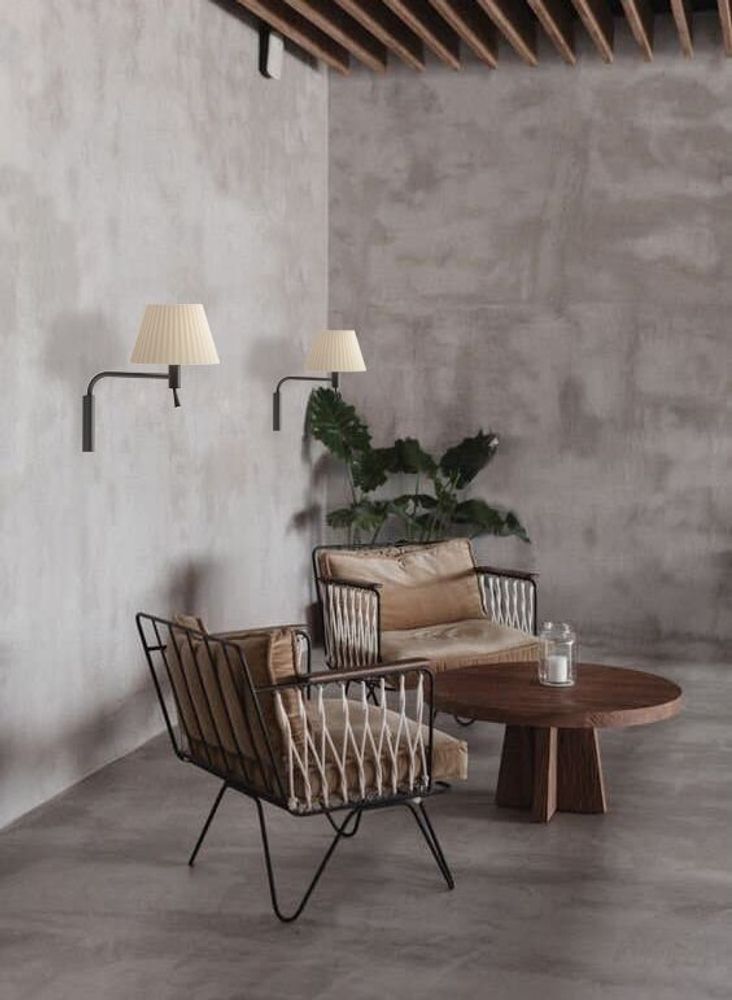 Wall lamps - E16-S Pleated Wall Lamp Exclusive Handmade in Italy - LIGHTINUP