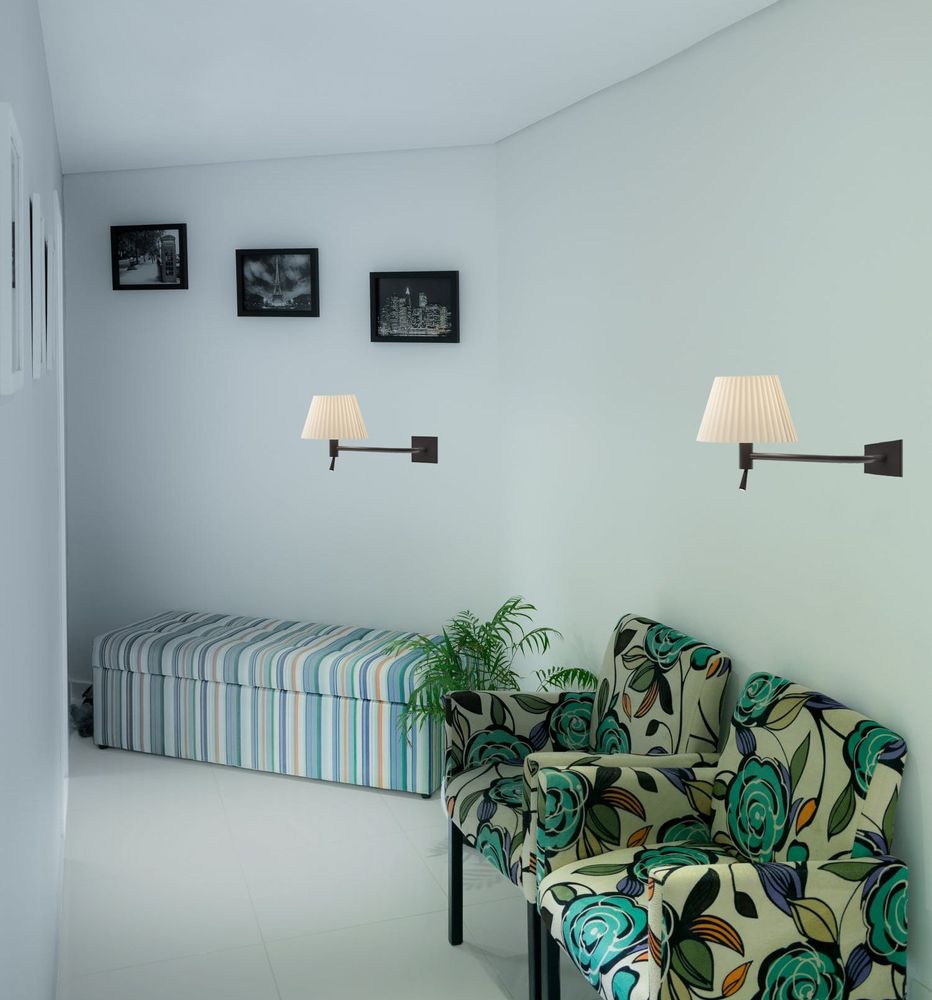 Wall lamps - E17 Pleated Wall Lamp Exclusive Handmade in Italy - LIGHTINUP