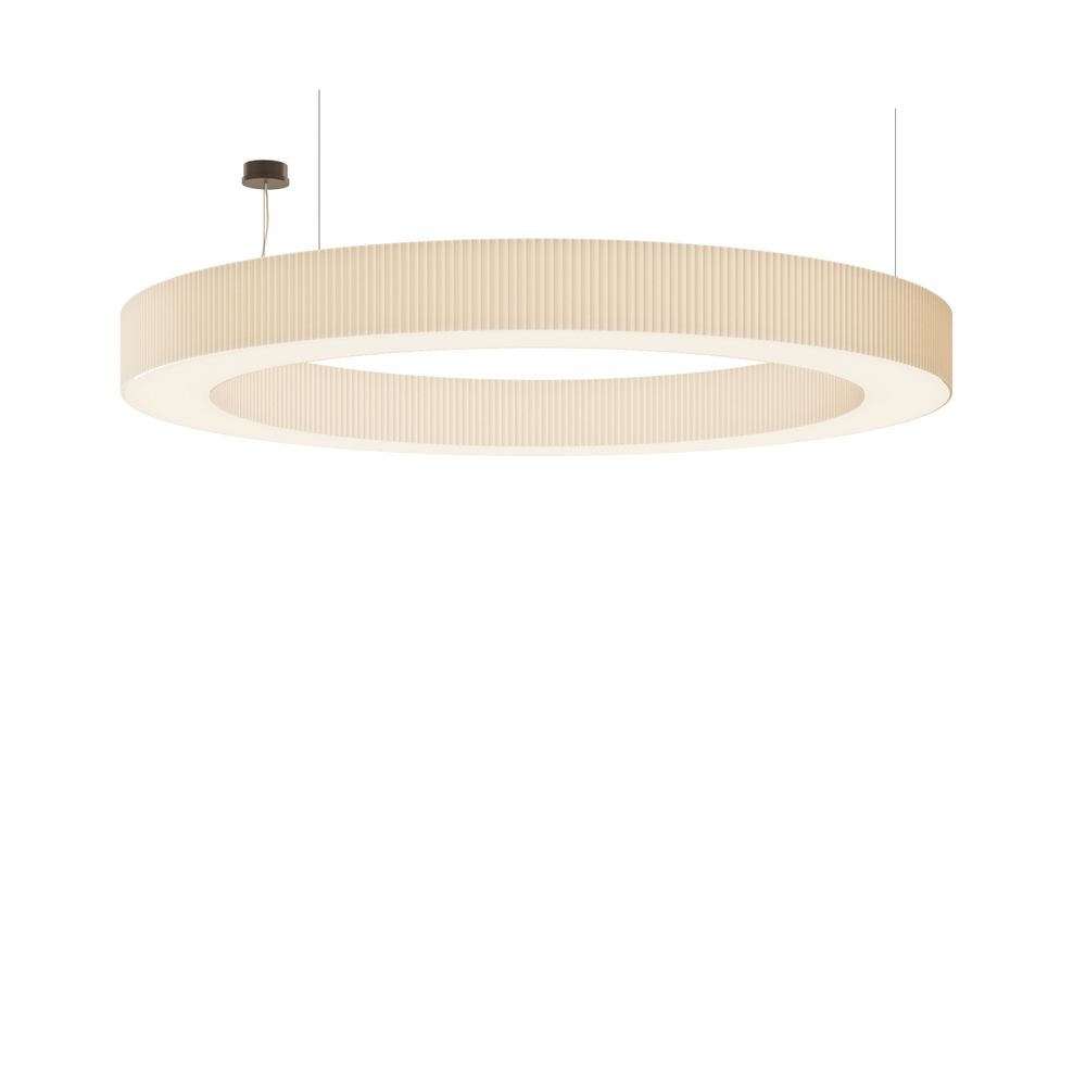 Hanging lights - R2 Big Suspension Pleated Lampshade Exclusive Handmade in Italy - LIGHTINUP
