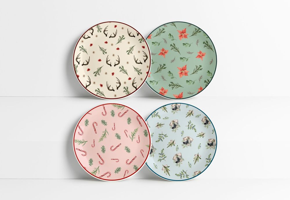 Formal plates - Christmas Collection - FERN&CO.