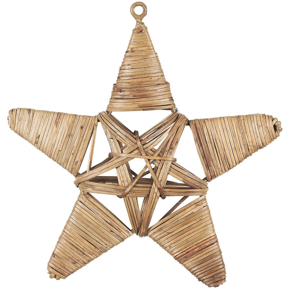 Other Christmas decorations - Star large Cane - IB LAURSEN
