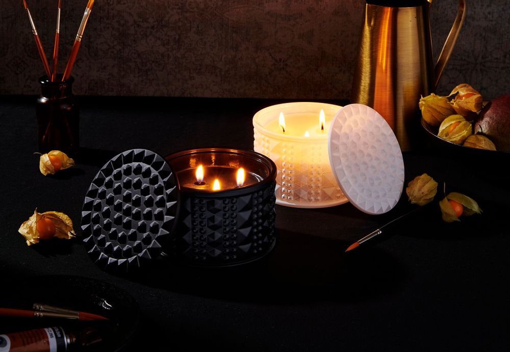 Cadeaux - Bougie de soja Legnoso à 3 mèches - LEONE DI FIUME