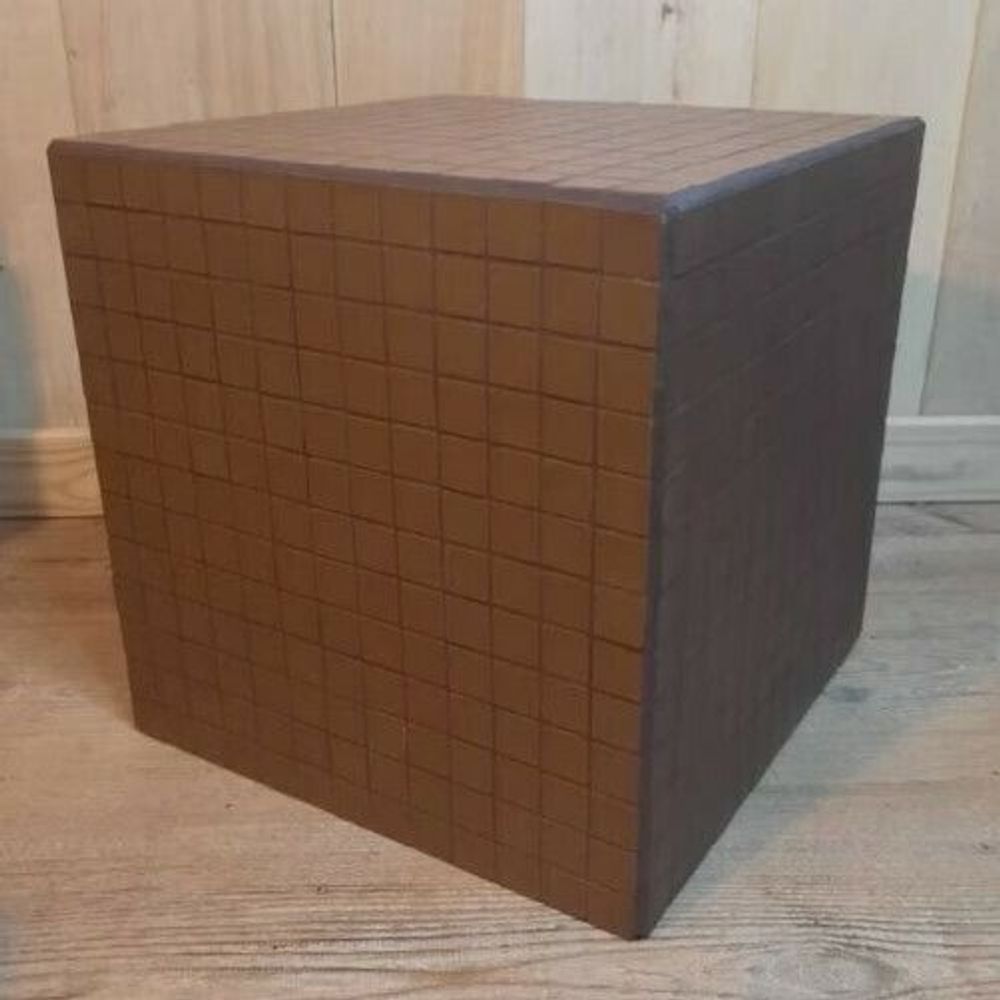 Coffee tables - Chocolate tiled cube - L'ATELIER DES CREATEURS