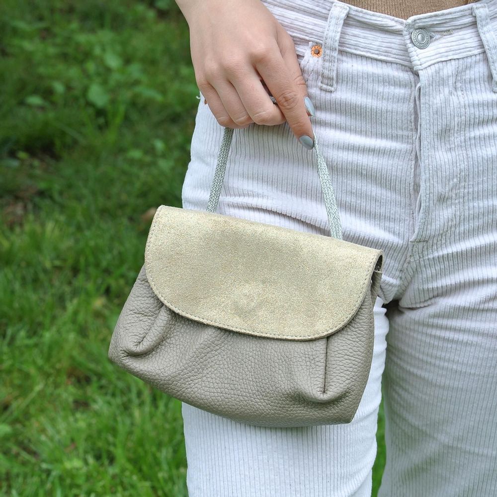 Sacs et cabas - Petit Sac Accordéon en cuir Pailleté - LA CARTABLIÈRE