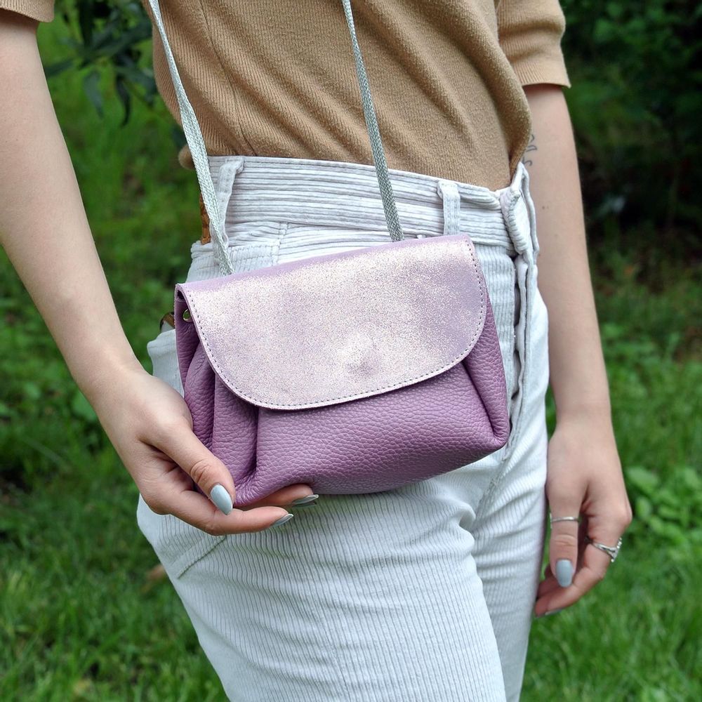 Sacs et cabas - Petit Sac Accordéon en cuir Pailleté - LA CARTABLIÈRE