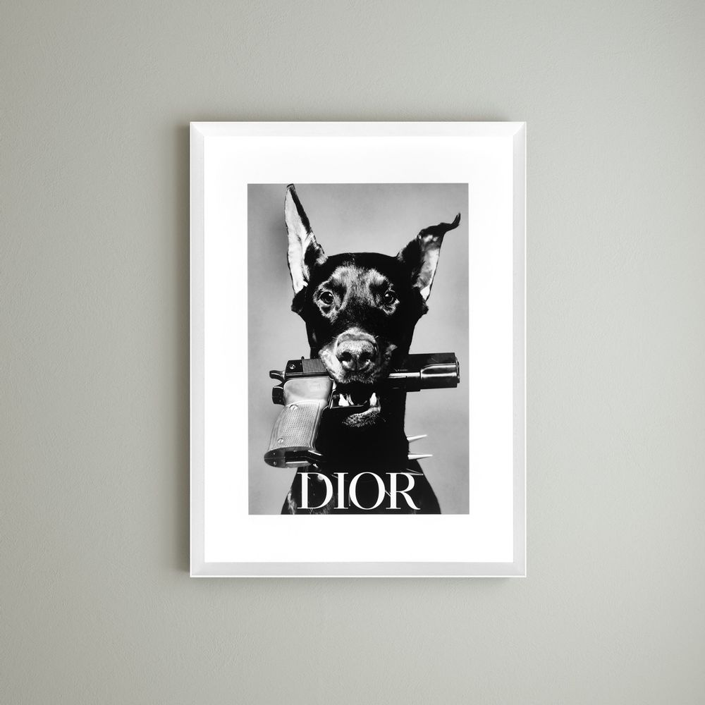 Art photos - Wall decoration. Dior Dog. - ABLO BLOMMAERT