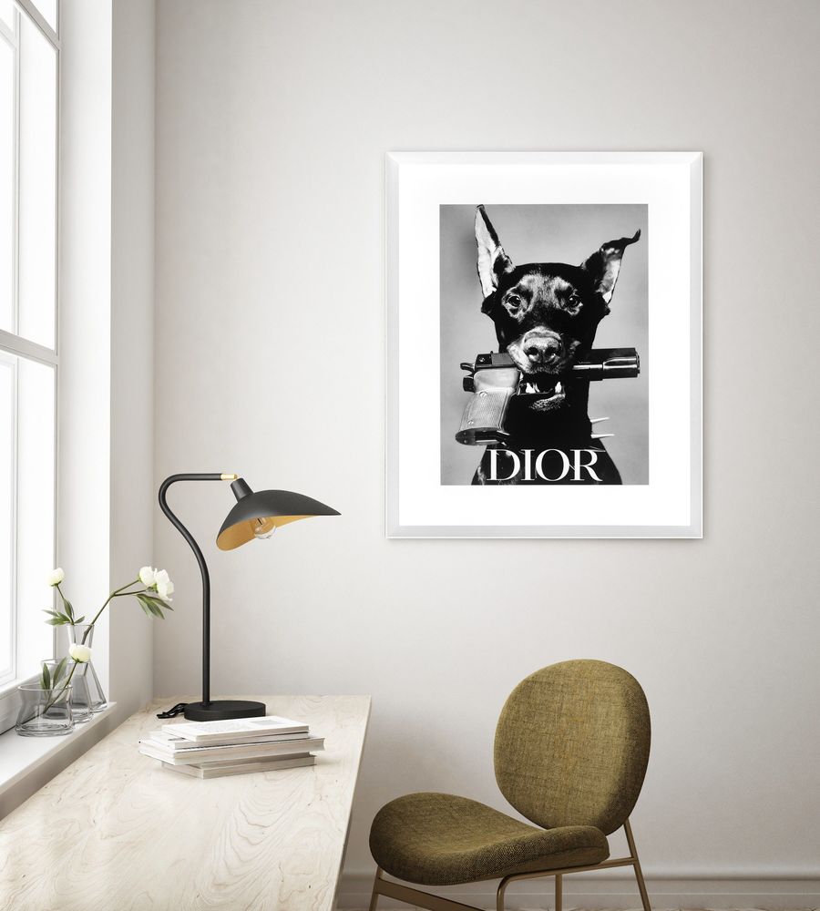 Art photos - Wall decoration. Dior Dog. - ABLO BLOMMAERT