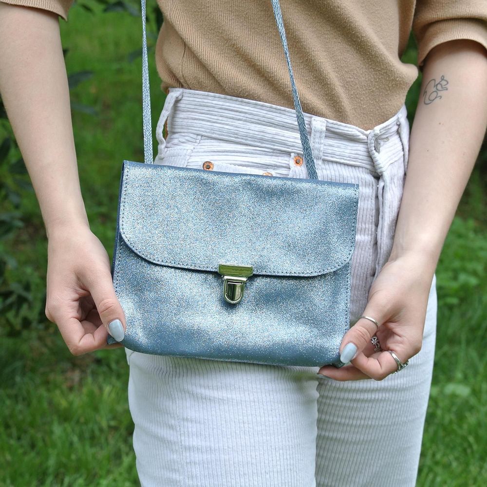 Sacs et cabas - Mini Sac Royal en cuir Pailleté - LA CARTABLIÈRE