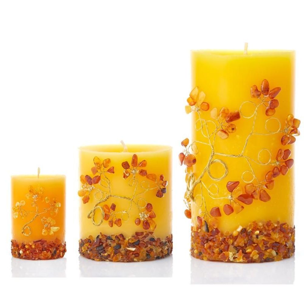 Objets de décoration - BOUGIE EN AMBRE - OPALOOK