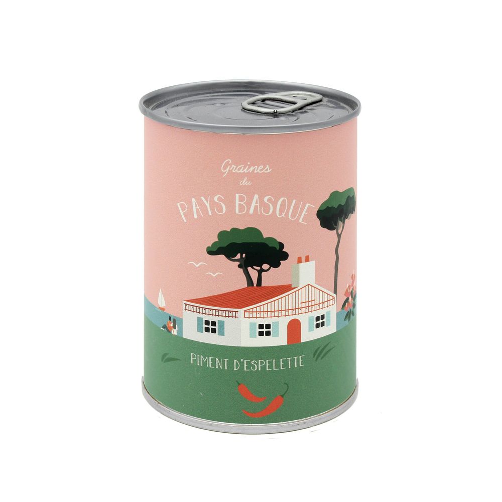 Decorative objects - Sowing kit\" Basque Country\” - Chili seeds - MAUVAISES GRAINES