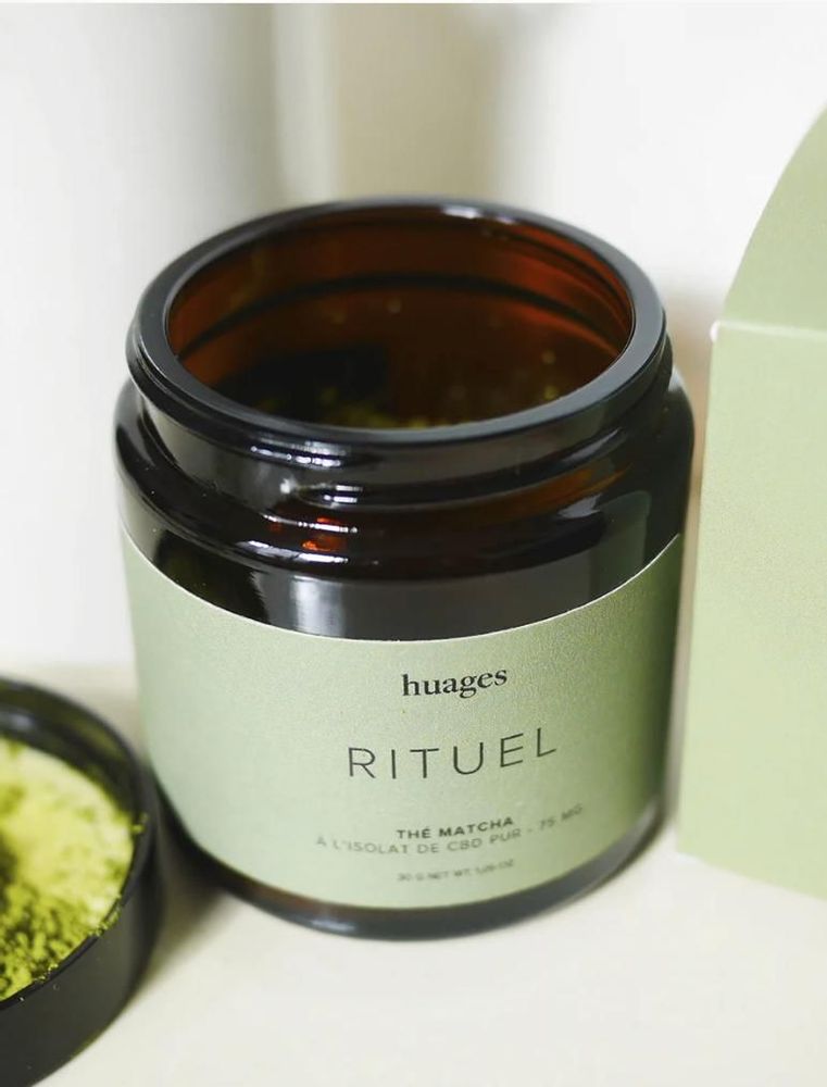 Café et thé - RITUEL - LE THÉ MATCHA AU CBD - HUAGES CBD