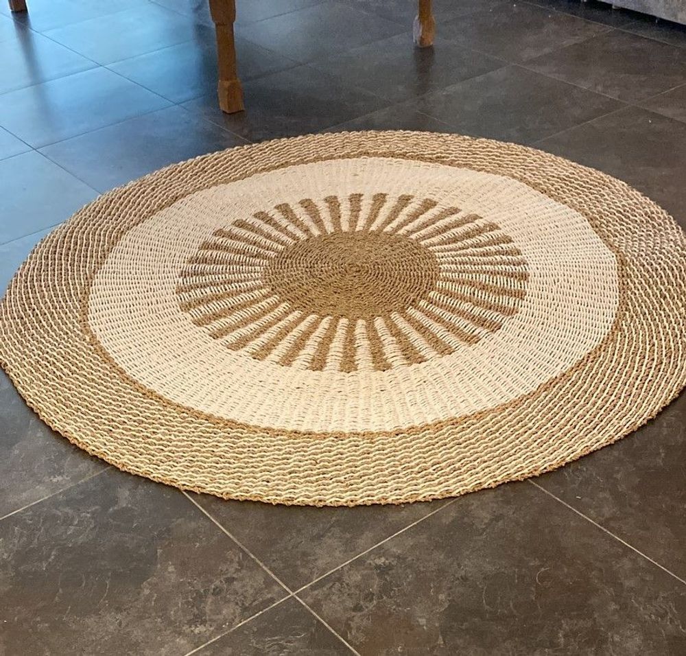 Tapis - Tapis rond en fibres naturelles (Bali) - TO1S150 - BALINAISA