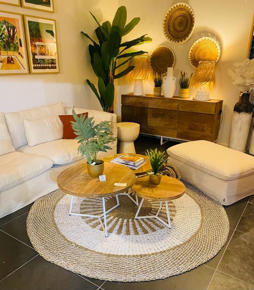Tapis - Tapis rond en fibres naturelles (Bali) - TO1M200 - BALINAISA