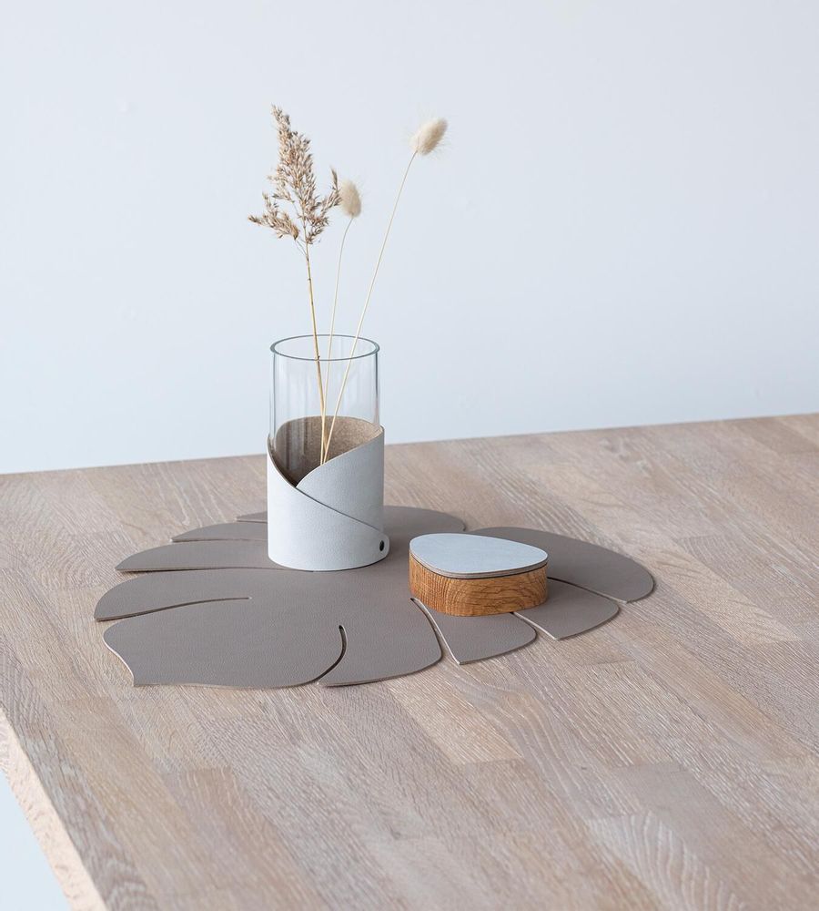 Dessous de plat - TAPIS DE TABLE FEUILLE - LIND DNA