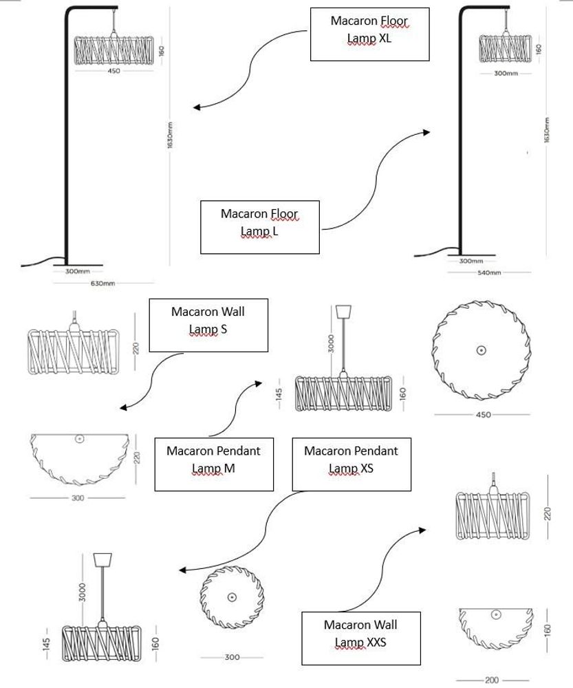 Plafonniers - Éclairage Macaron - EMKO